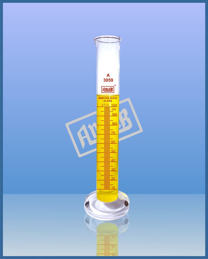 Measuring Cylinder with Round Base, Class-A, NABL Certified