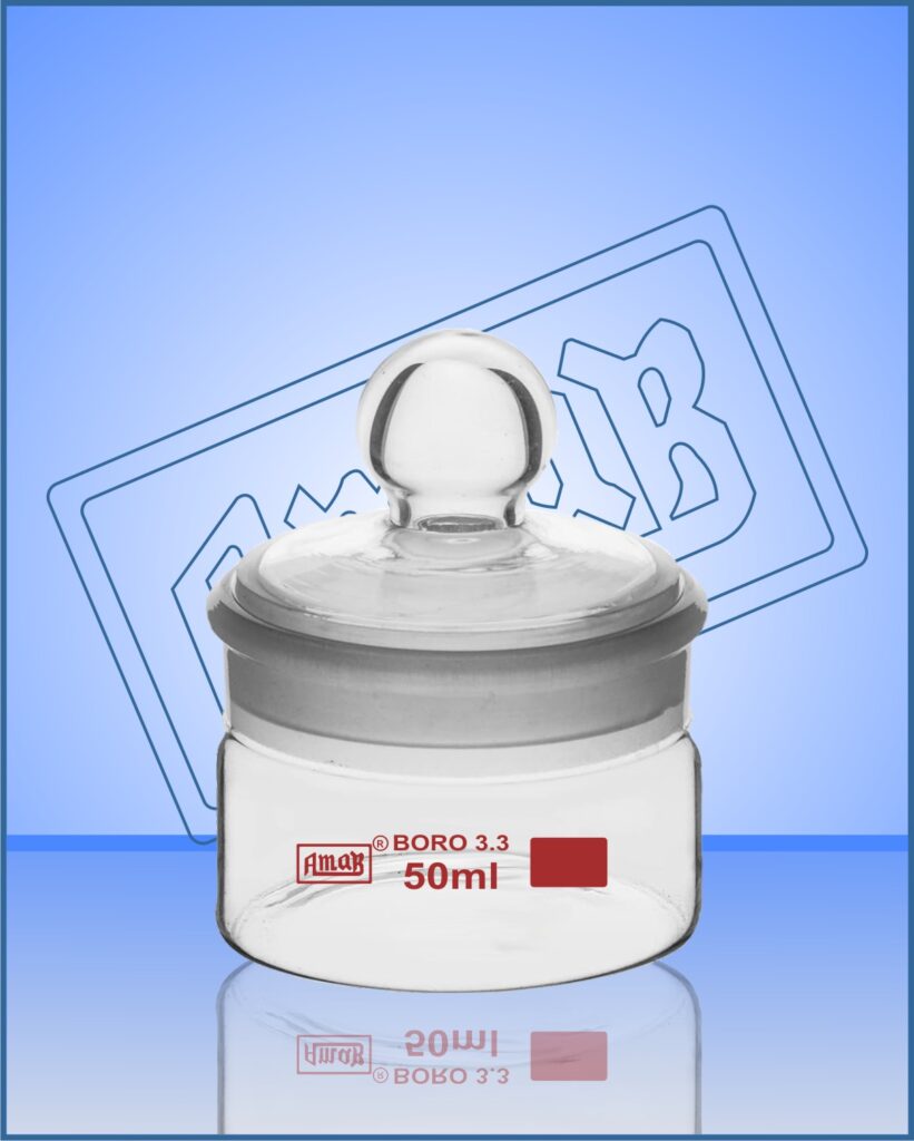 Weighing Bottle, Squate form, with Intercangeable stopper