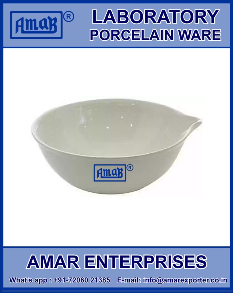 Evoporating Dish (China Dish) Flat Form